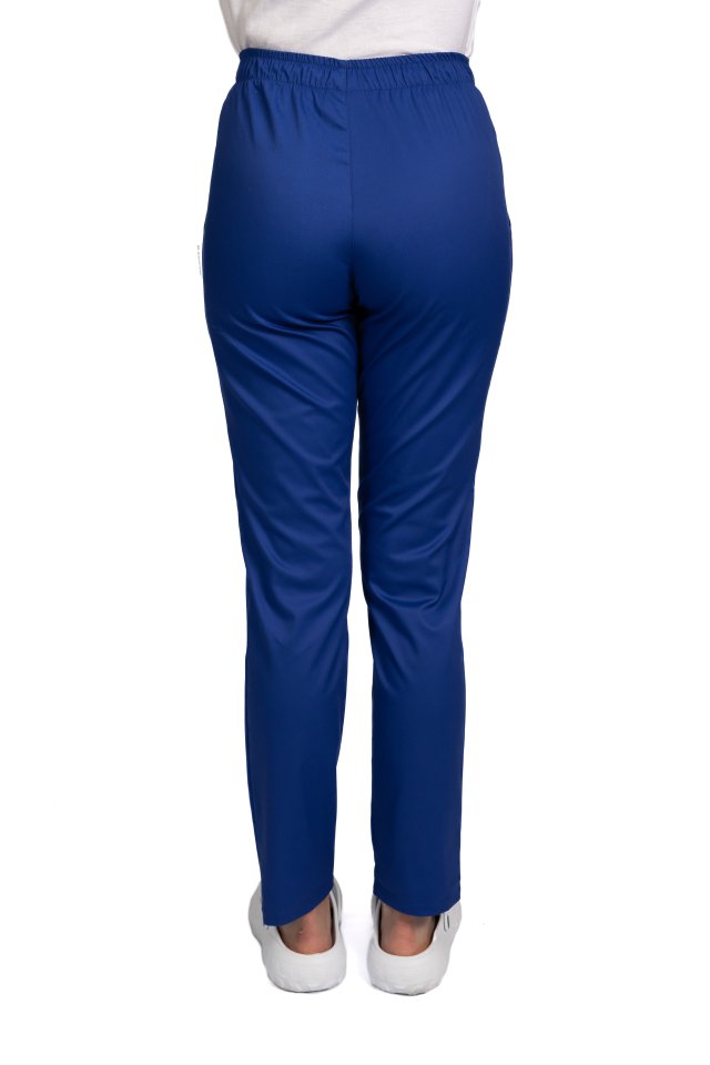 Unisex zdravotnické kalhoty s elastickým pasem - námořnicky modré