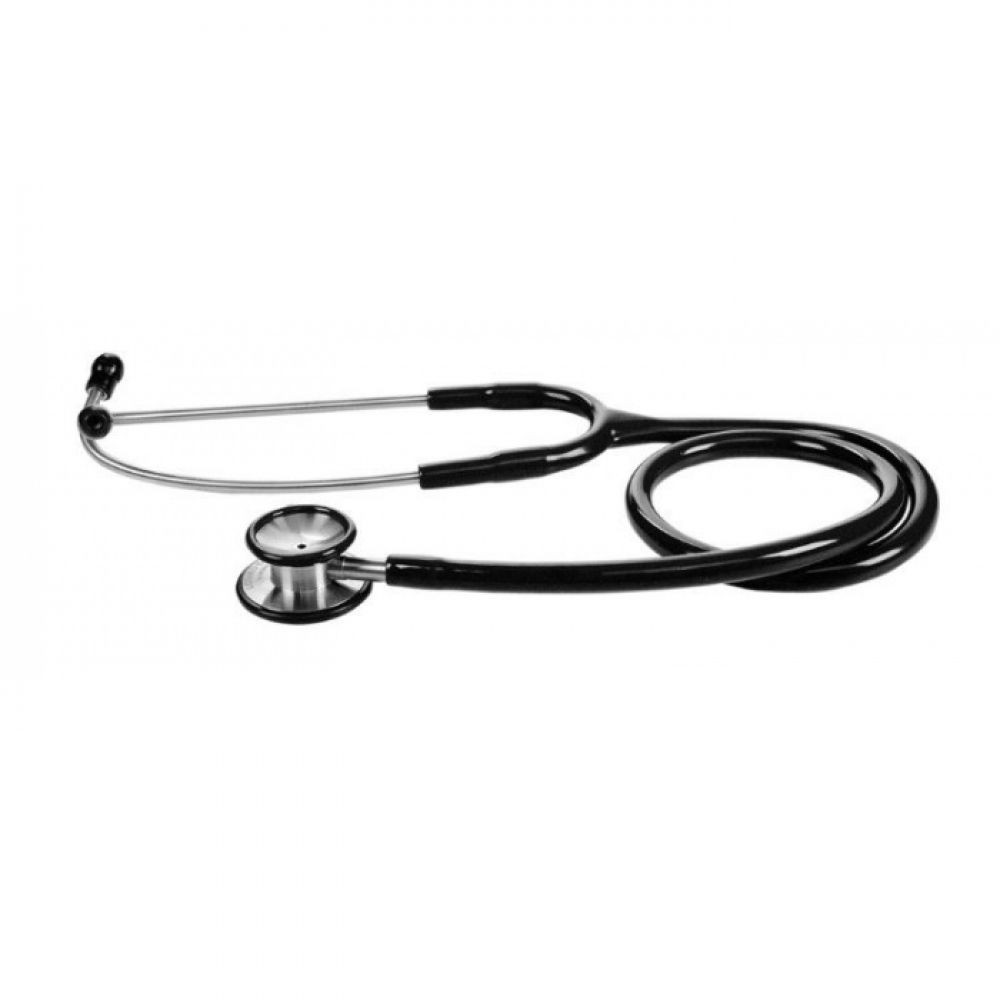Černý stetoskop Moretti DM540 pro pediatrické vyšetření 